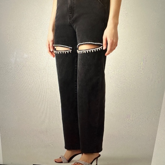 STEVE MADDEN TAYLOR JEAN  New BLACK  “30/31”  Western current style - Picture 10 of 11